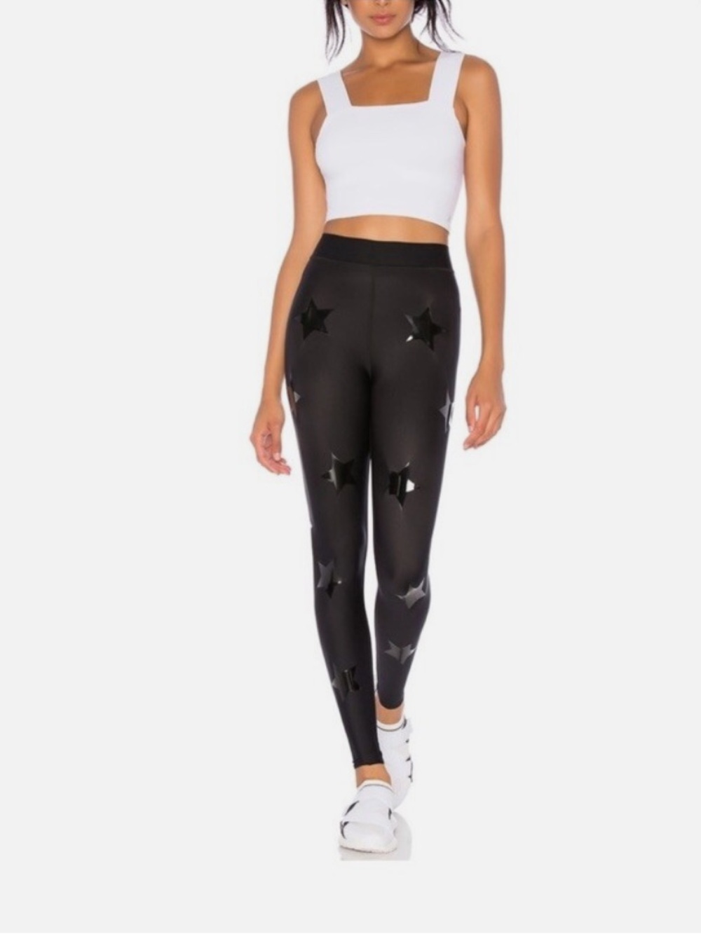 Ultracor Lux Knockout Star Print High Waisted Compression Leggings M